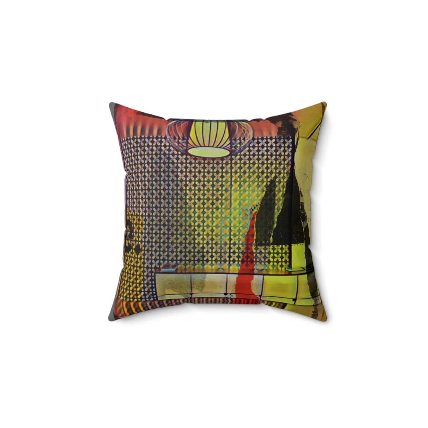 Modern Spun Polyester Square