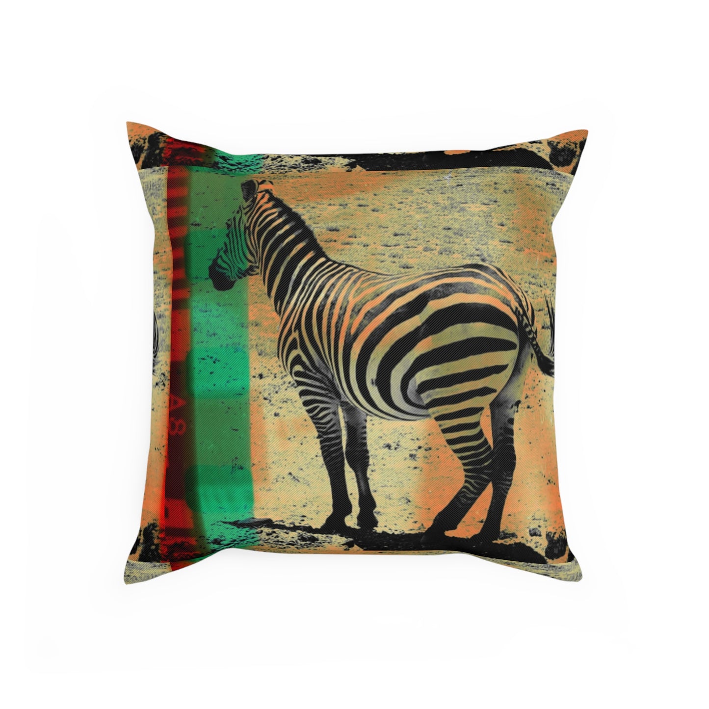 Zebra Print Cushion - Contemporary Home Decor