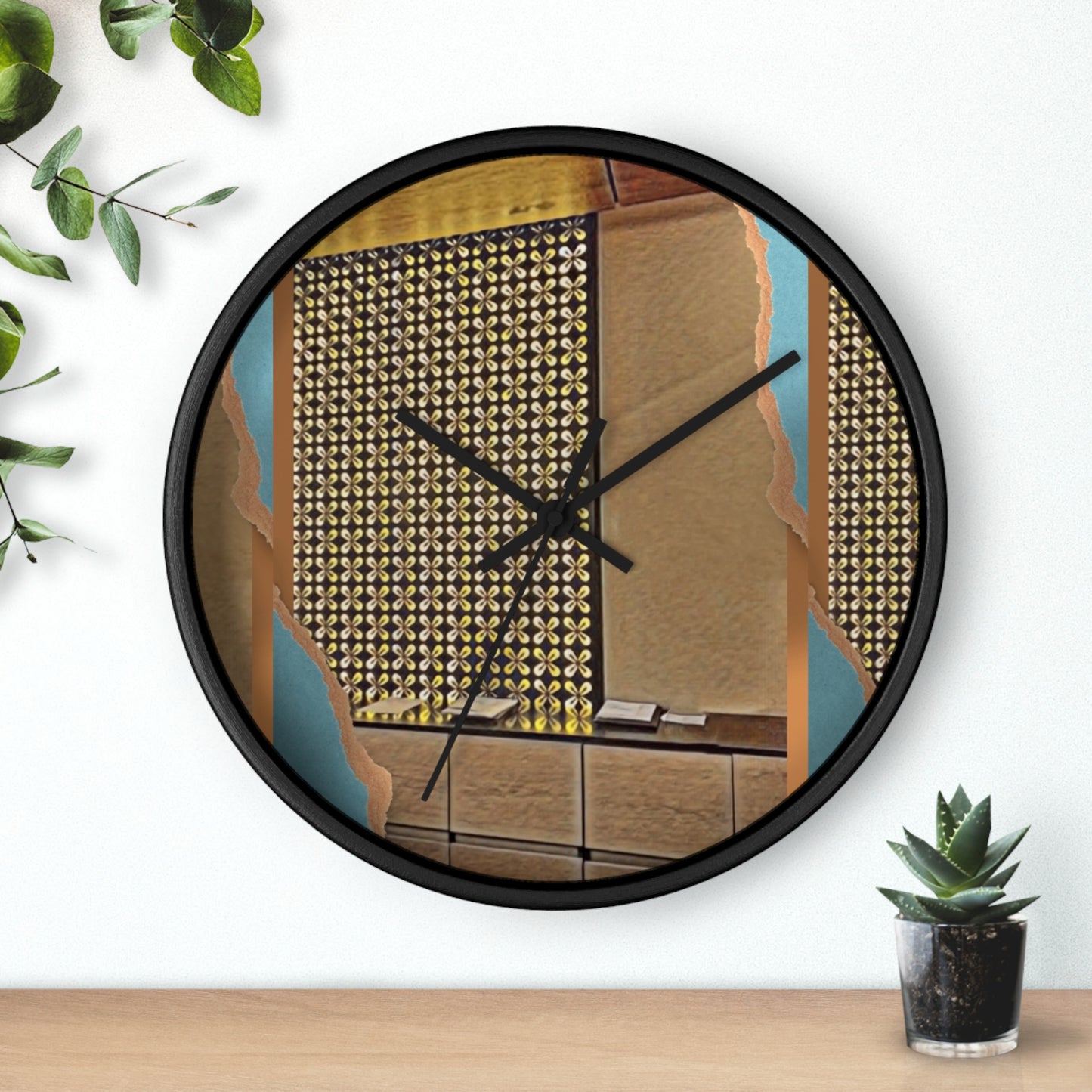 Geometric Ambiance Wall Clock - Internationl Ambiance Inspired
