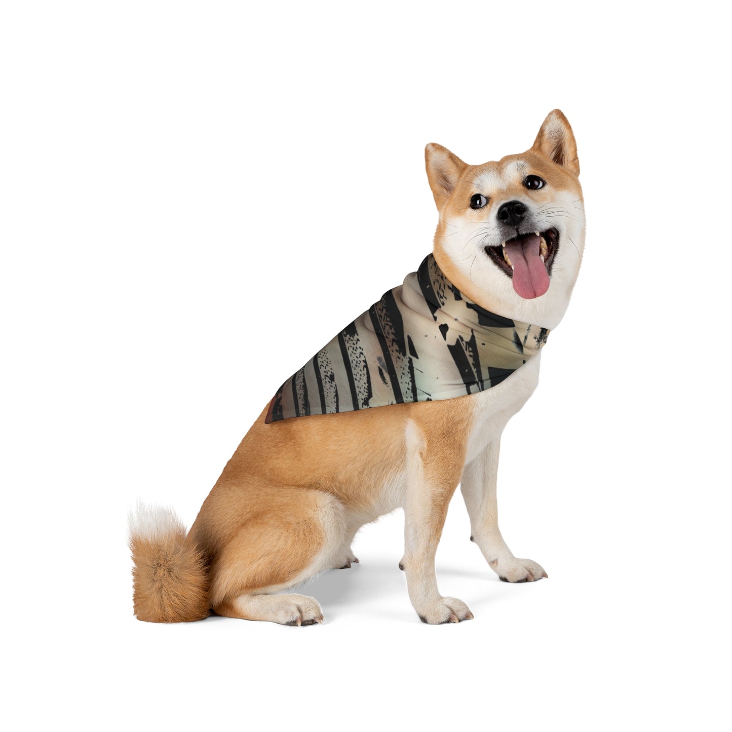 Stylish Geometric Pet Bandana - Internationally Inspired Stylish Dog Accessories