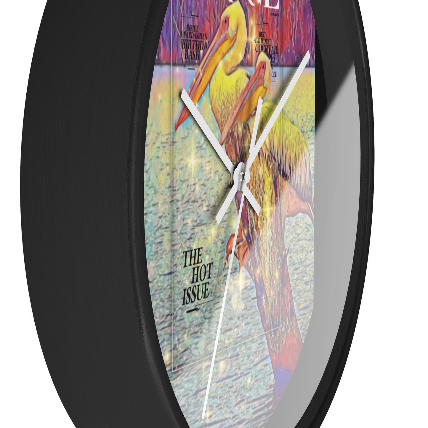 Retro Wildlife Wall Clock