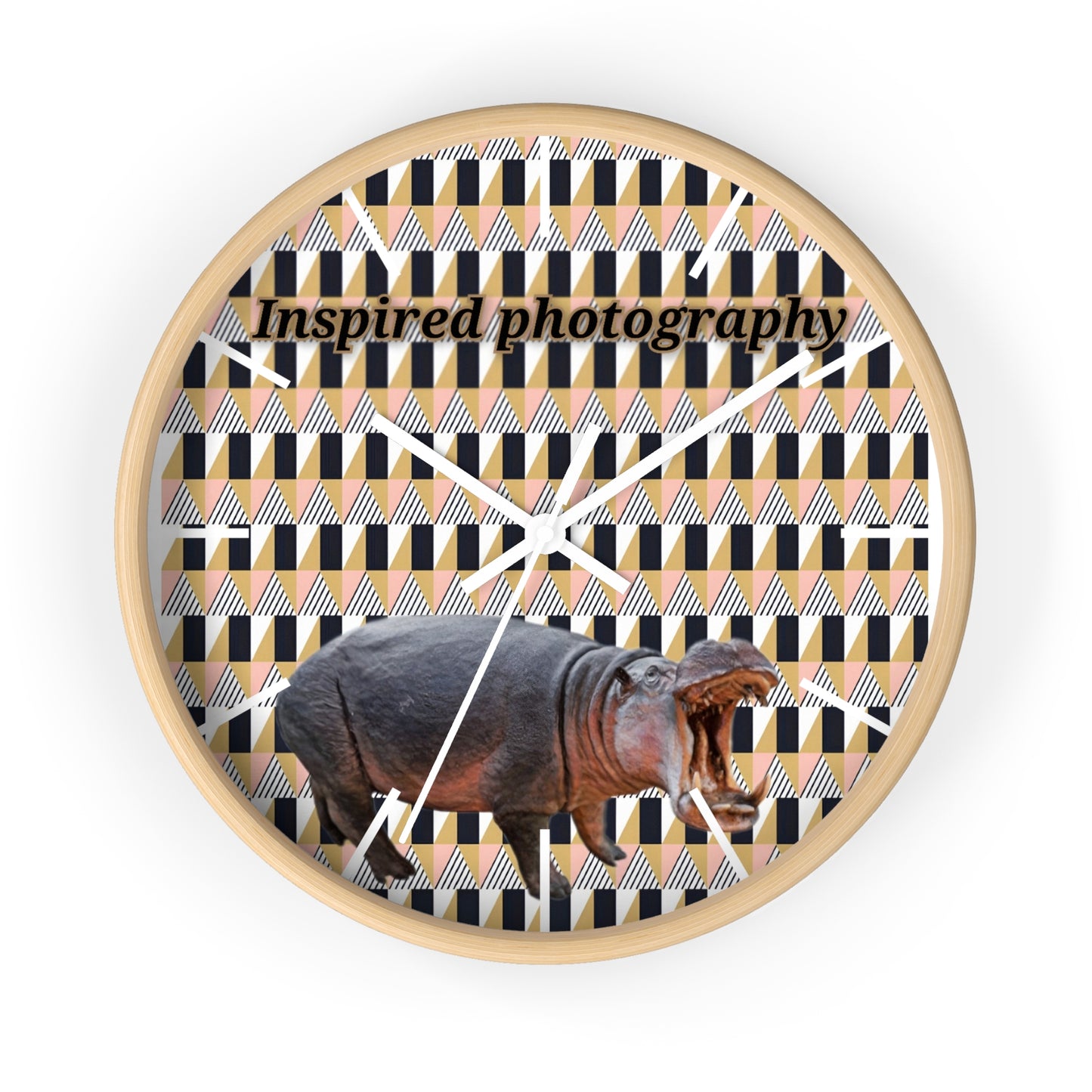 Animal Lovers Photography Wall Clock, Home Decor, Unique Gift, Modern Design, Art Clock