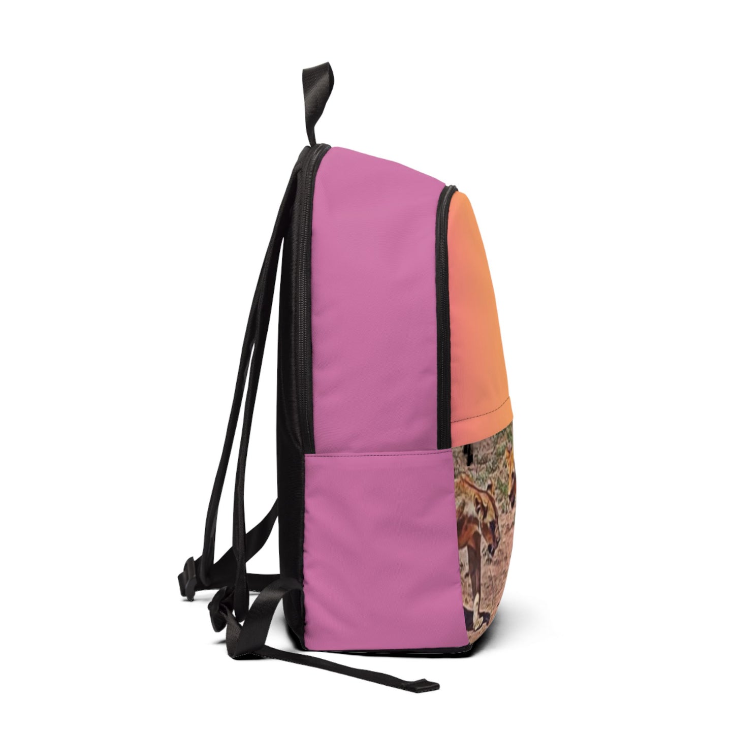 Safari Spirit Fabric Backpack - Back To School Fabric Backpack for Adventurers