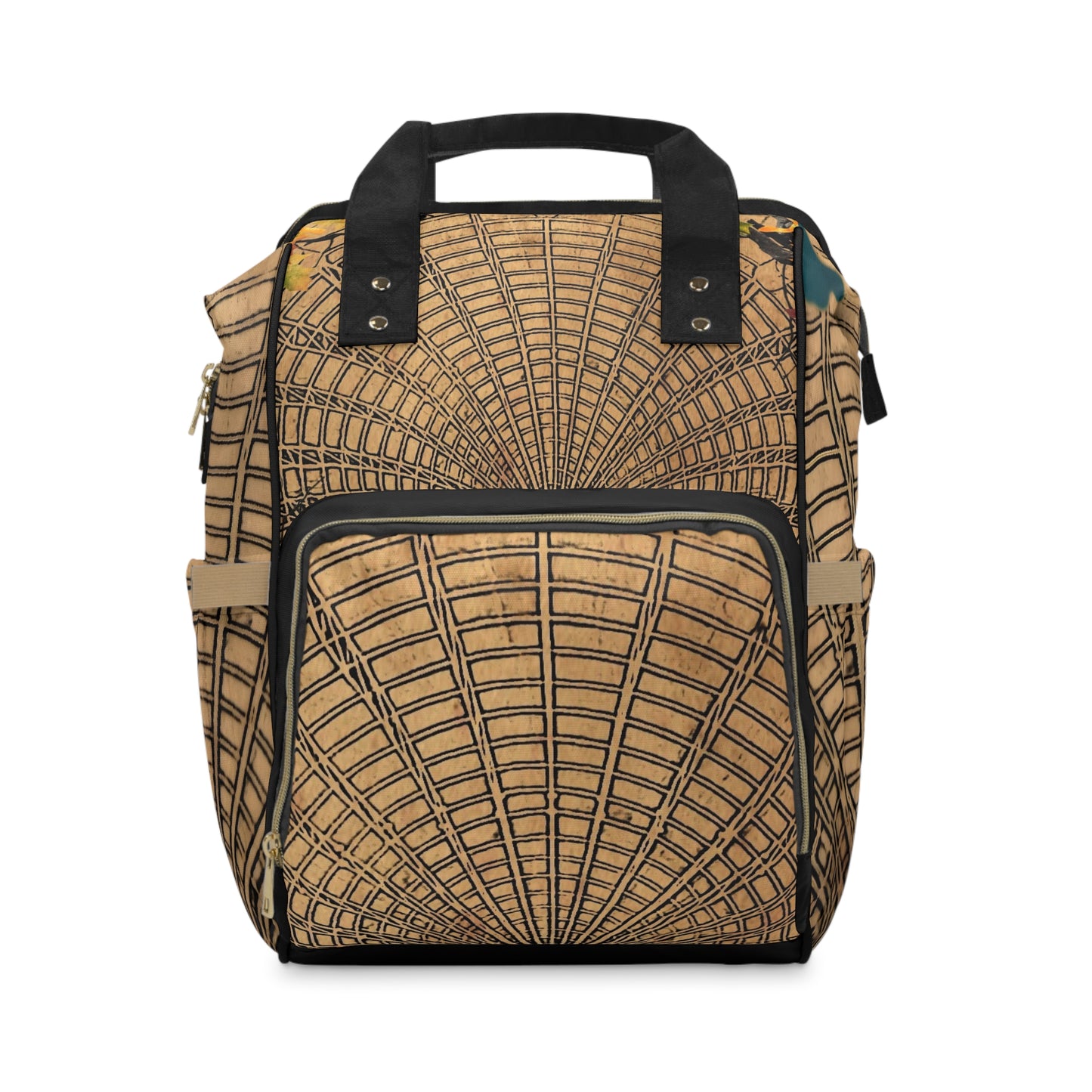 Boho Geometric Diaper Backpack — Multifunctional Baby Travel Bag