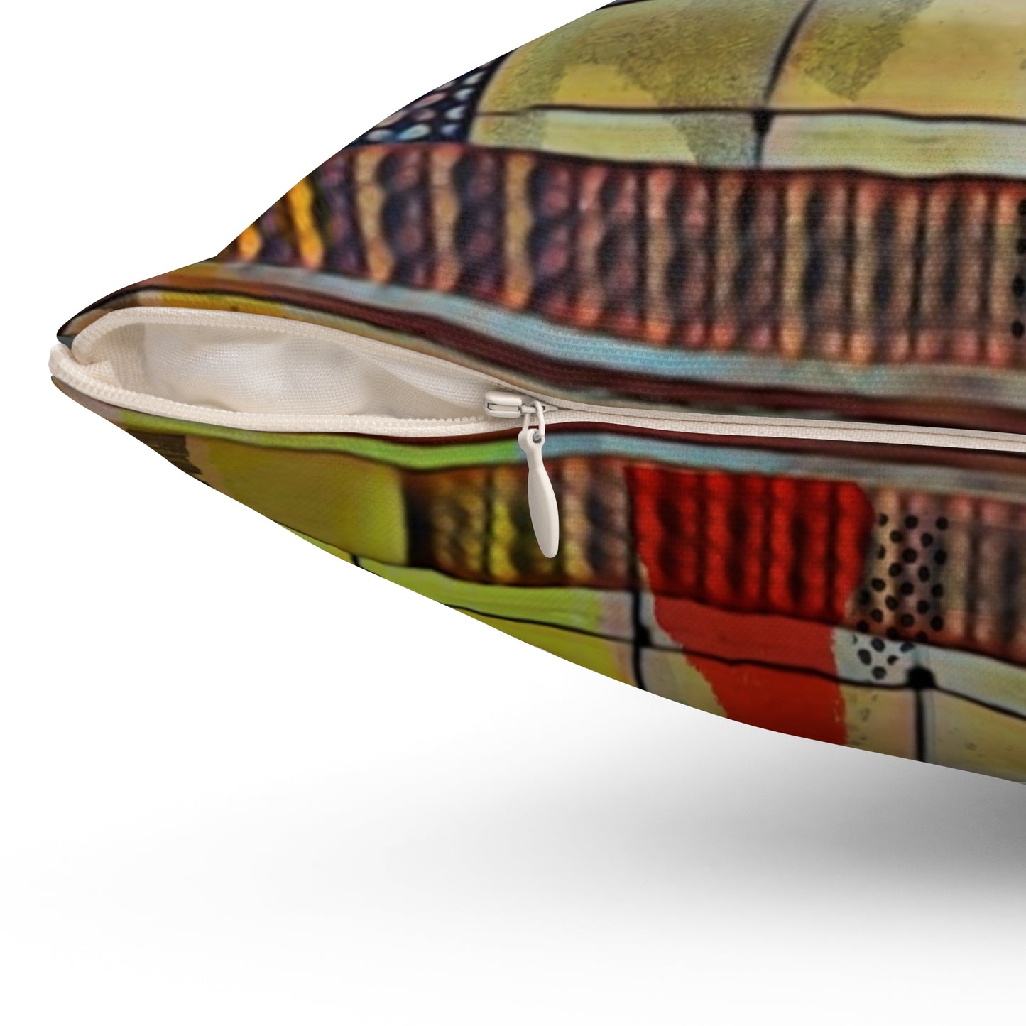 Modern Spun Polyester Square