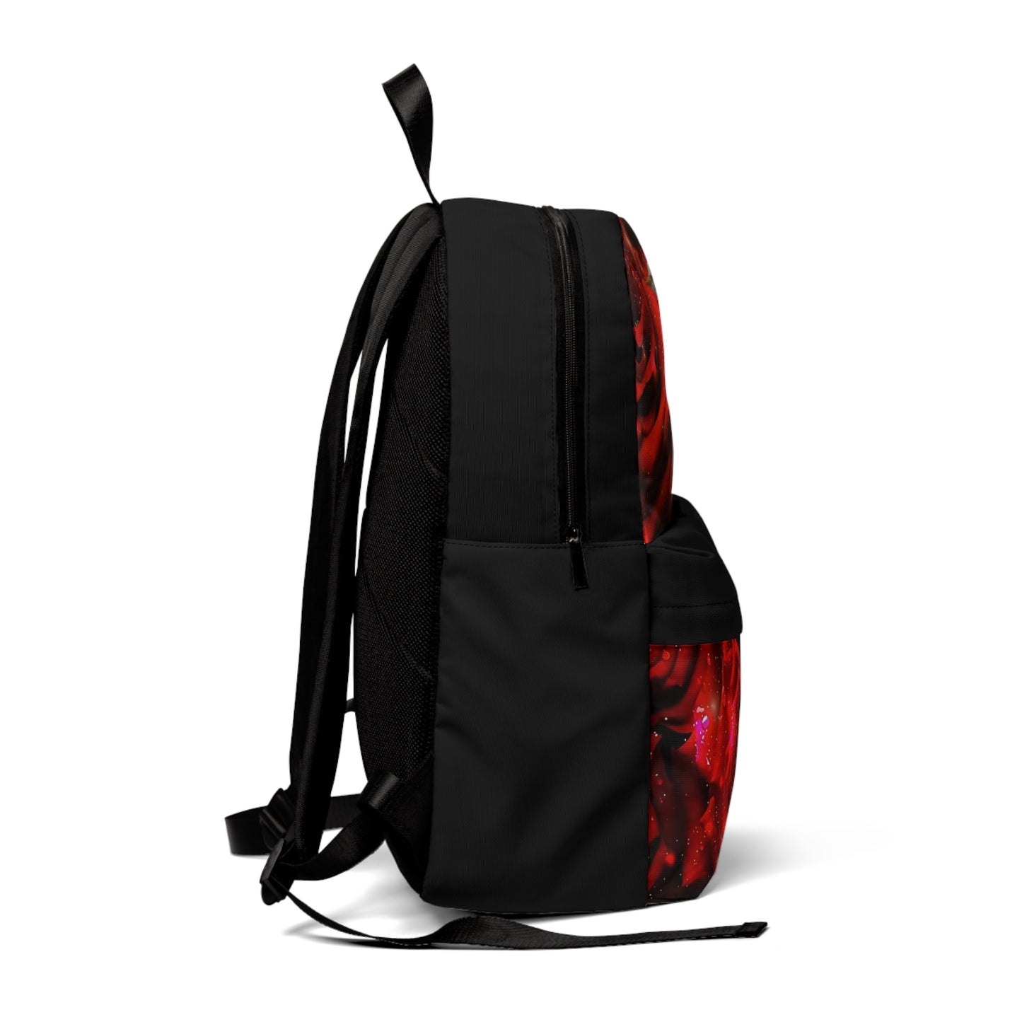 Elegant Rose and Bird Classic Backpack - Stylish Everyday Tote / Black