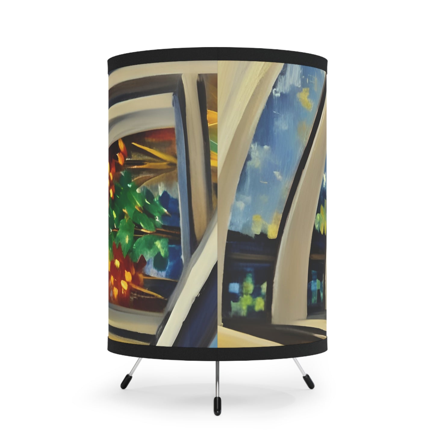 Colorful Abstract Desk Lamp - International Design Desk Decor for Home Or Office