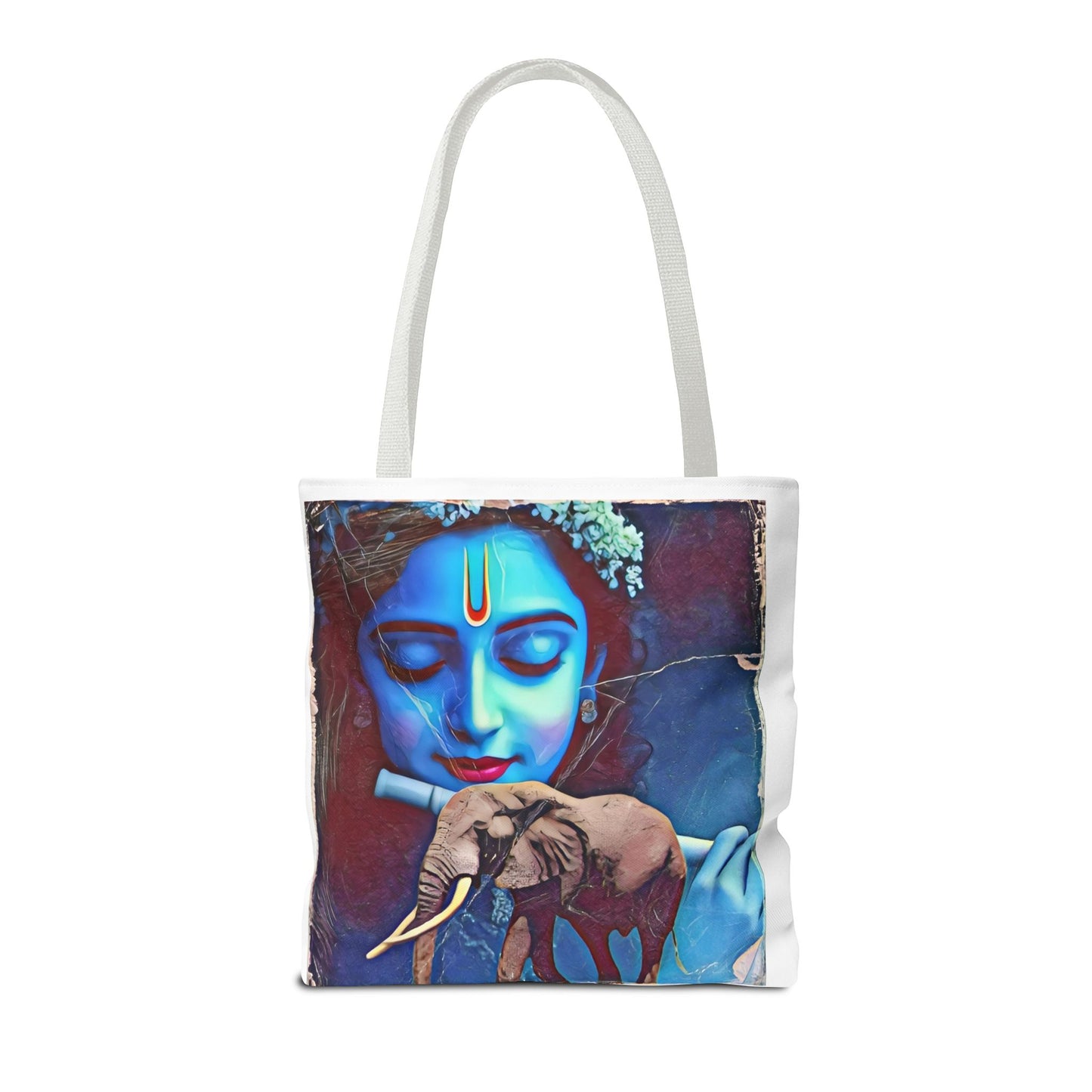Elephant Mixed Art Tote Bag