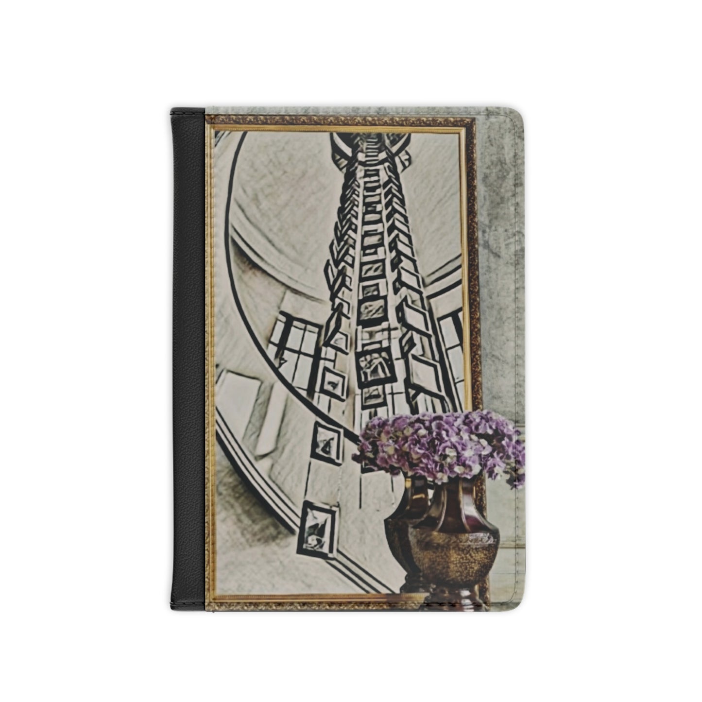 Elegant Floral Passport Cover - International Photography Inspired