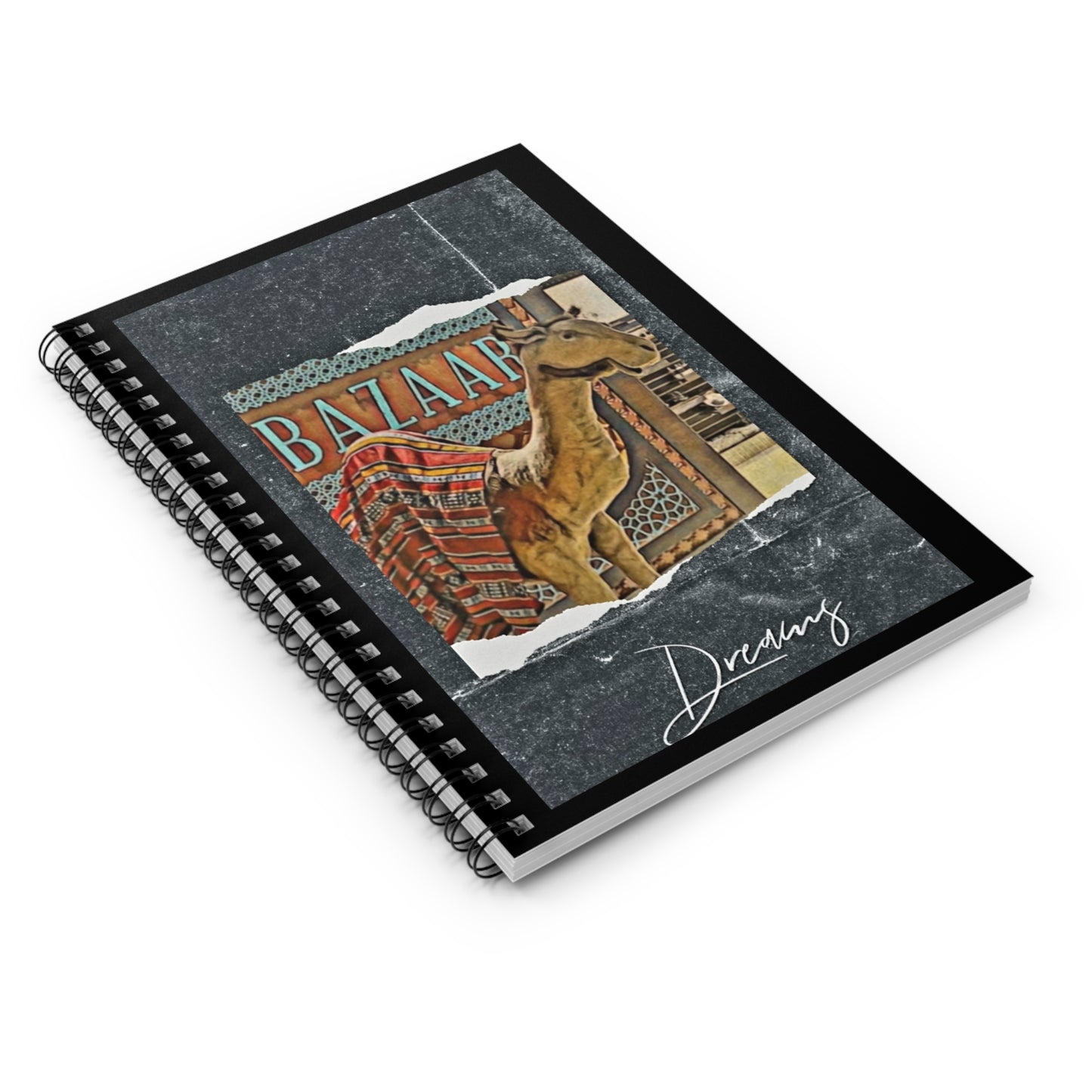 Travel Inspired Spiral Notebook - Ruled Lines for Creative Minds