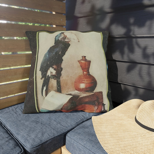 Vintage-Inspired Bird Outdoor Pillow - Perfect for Garden Decor & Relaxation
