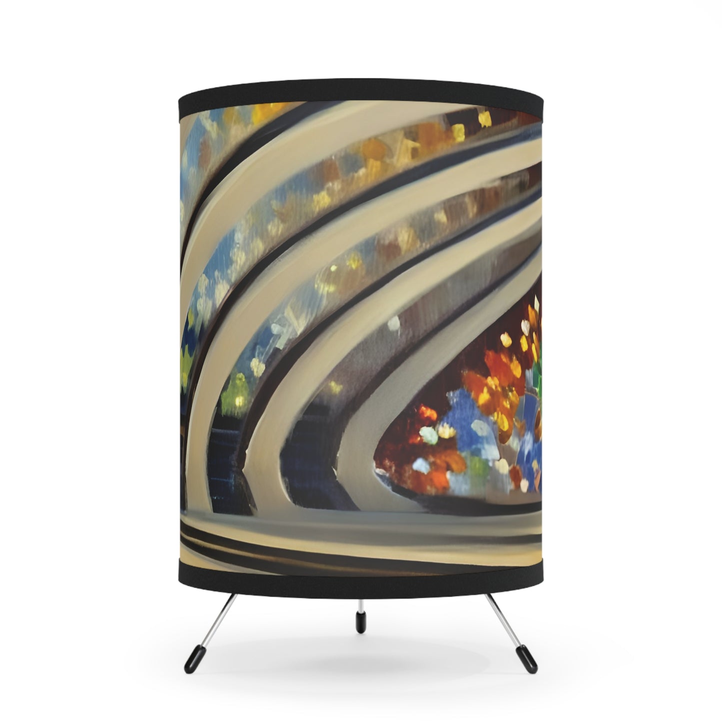 Colorful Abstract Desk Lamp - International Design Desk Decor for Home Or Office