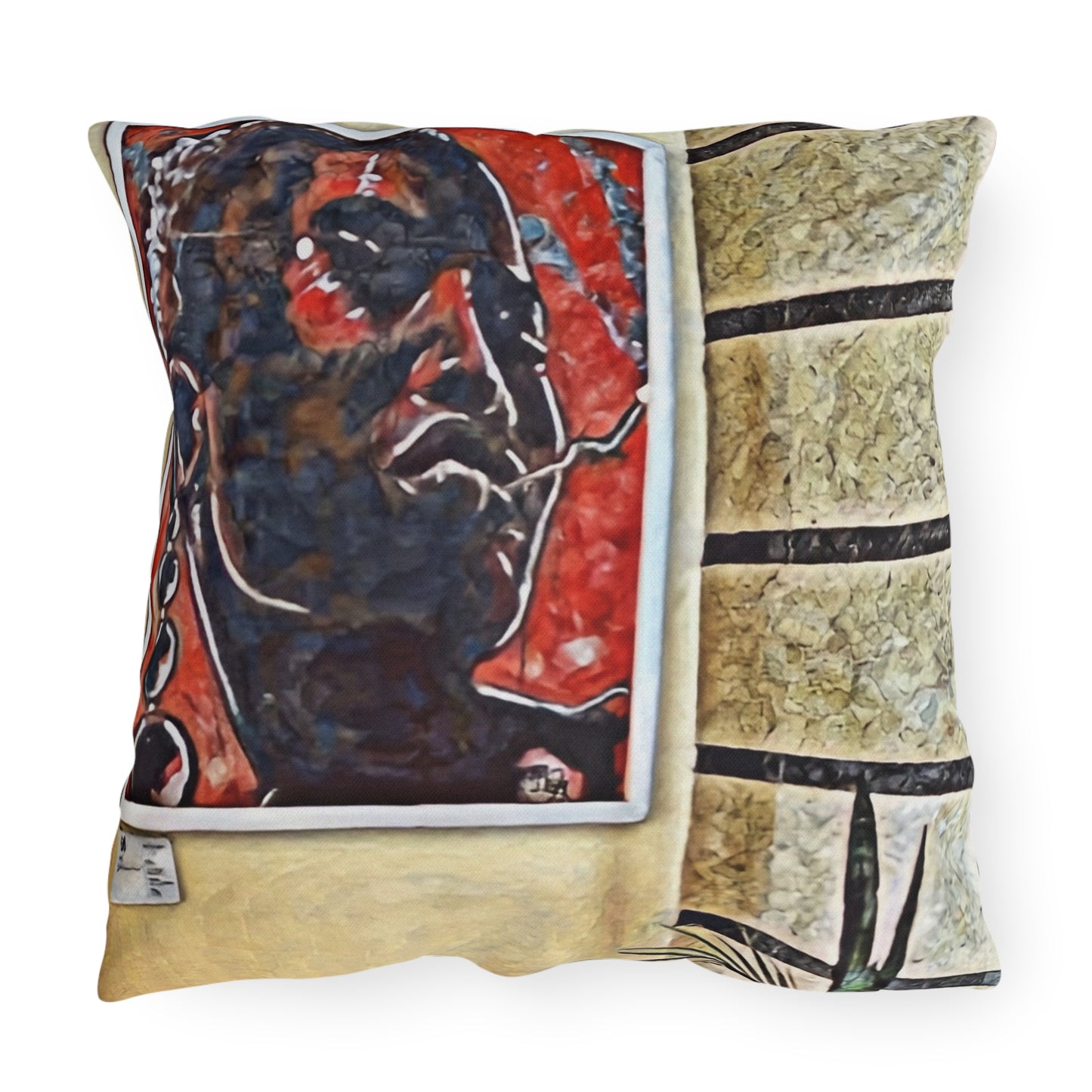 Contemporary Decorative Outdoor Pillows - International Cultural Photography Inspired