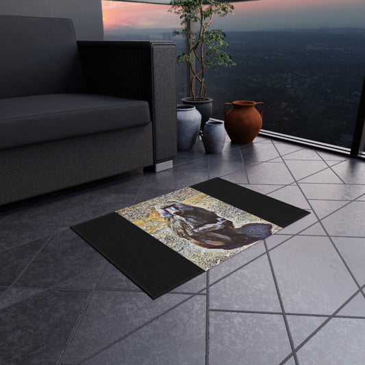 Outdoor Rug / Safari Inspired Decor for Patios & Porches