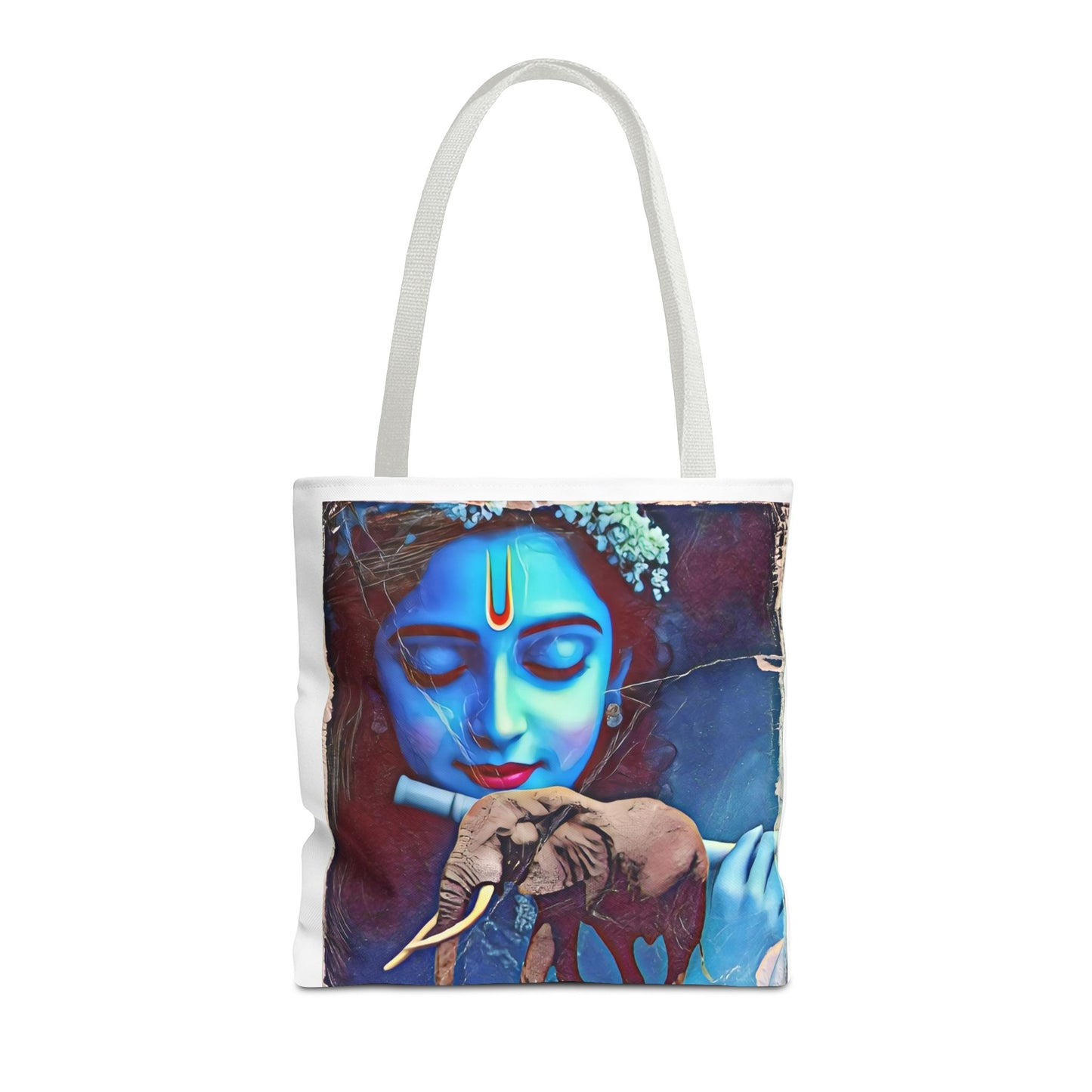 Elephant Mixed Art Tote Bag