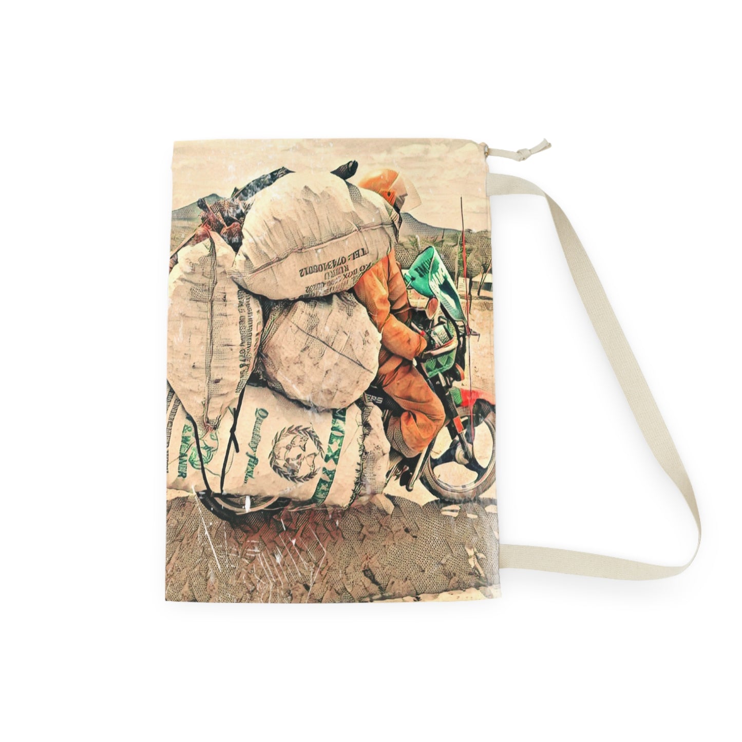 Internationally Inspired Laundry Bag "Buy Any Means Neccessary"( available in 2 sizes )