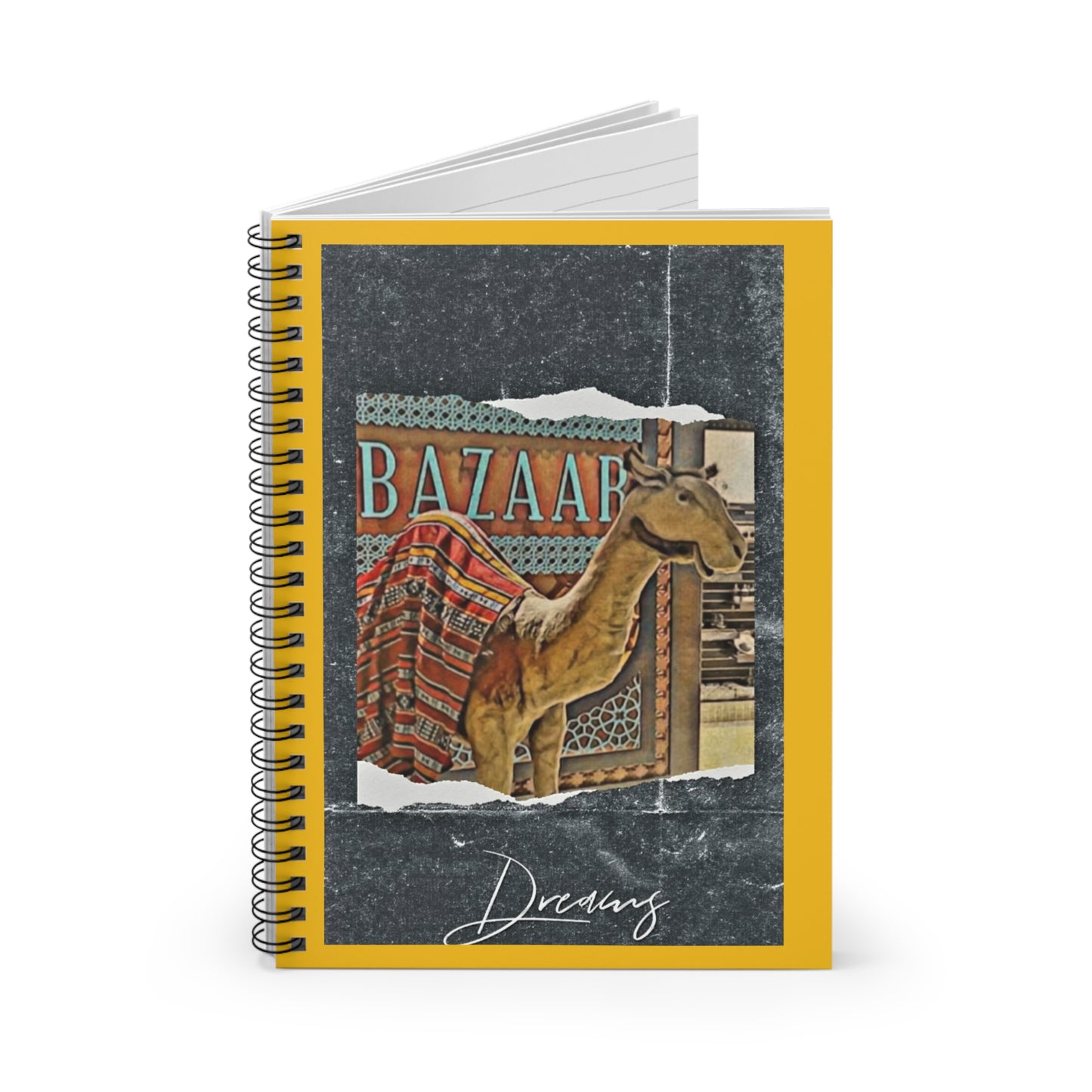 Travel Inspired Spiral Notebook - Ruled Lines for Creative Minds