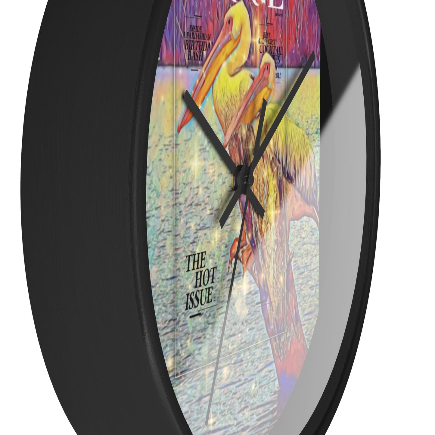Retro Wildlife Wall Clock