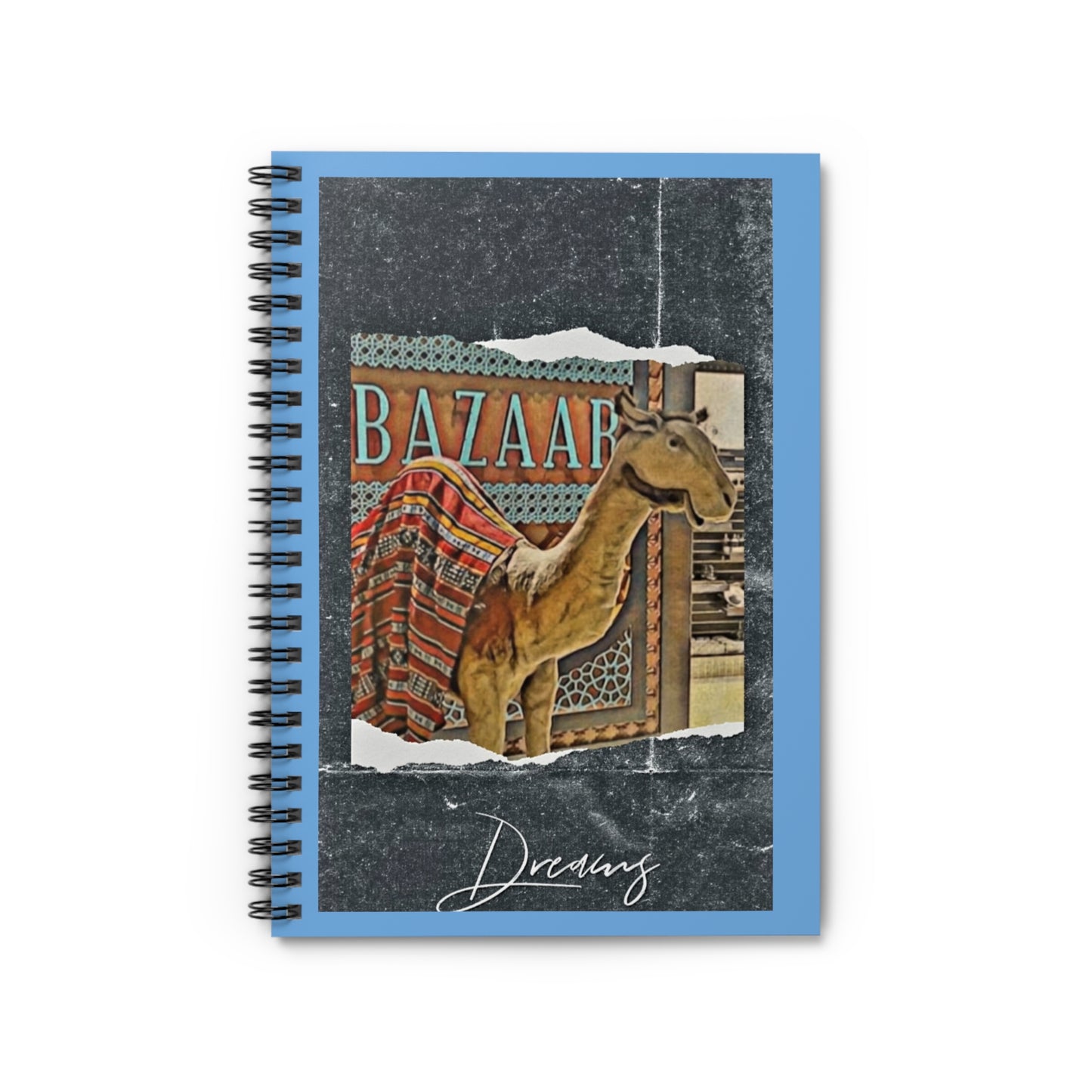 Travel Inspired Spiral Notebook - Ruled Lines for Creative Minds
