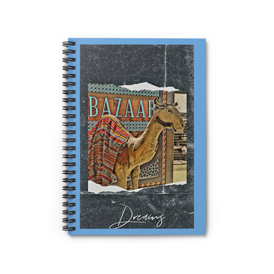 Travel Inspired Spiral Notebook - Ruled Lines for Creative Minds