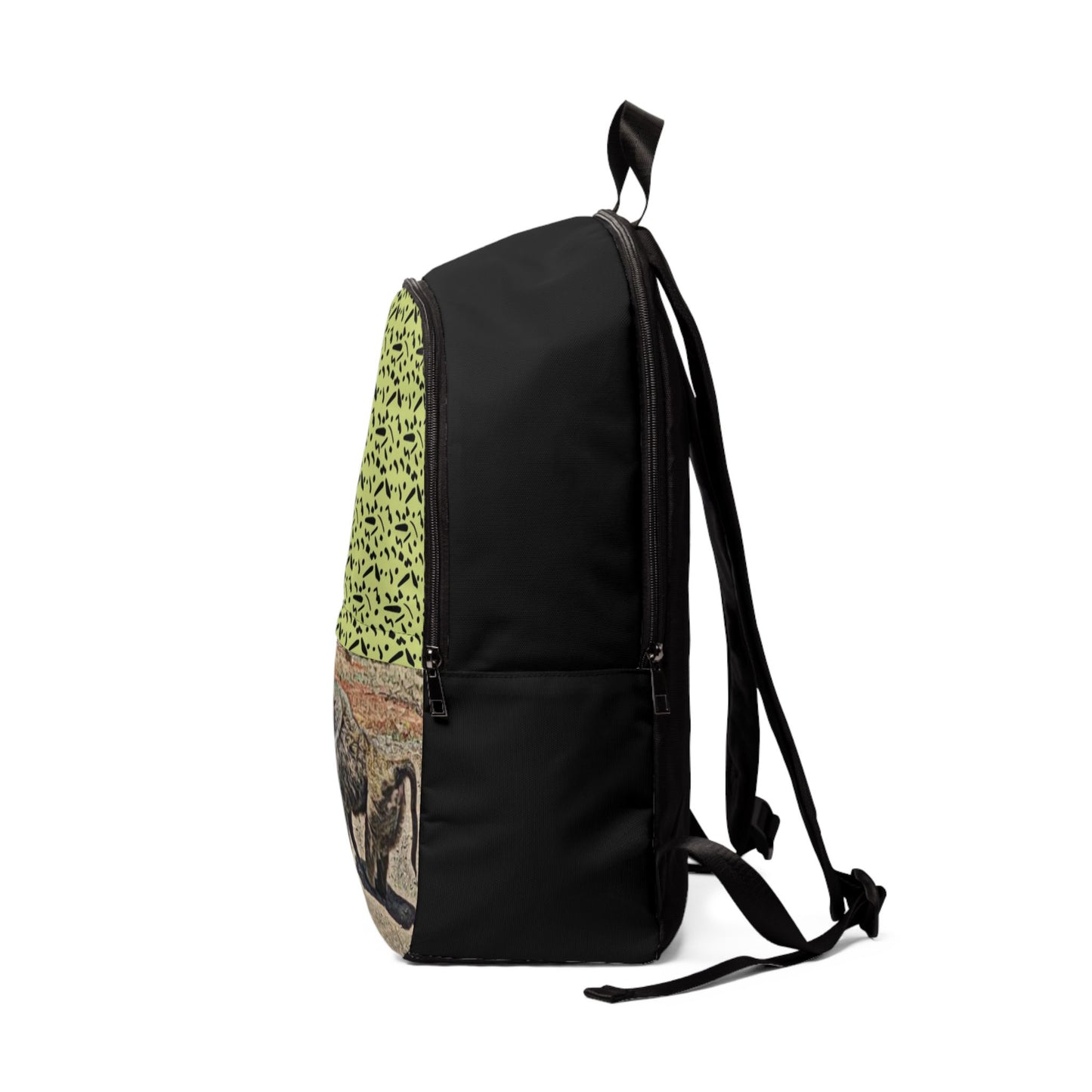 Safari Spirit Unisex Fabric Backpack -Tropical Safari Unisex Fabric Backpack