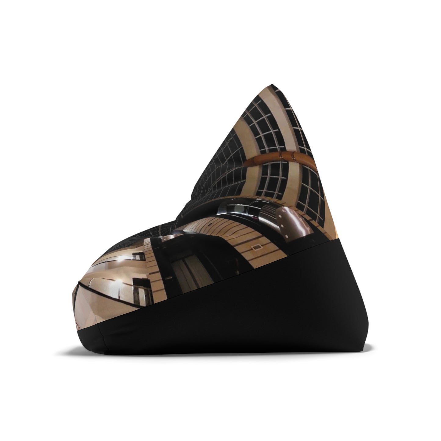 Futuristic Bean Bag Chair Cover – International Architectural Design Lounge Decor