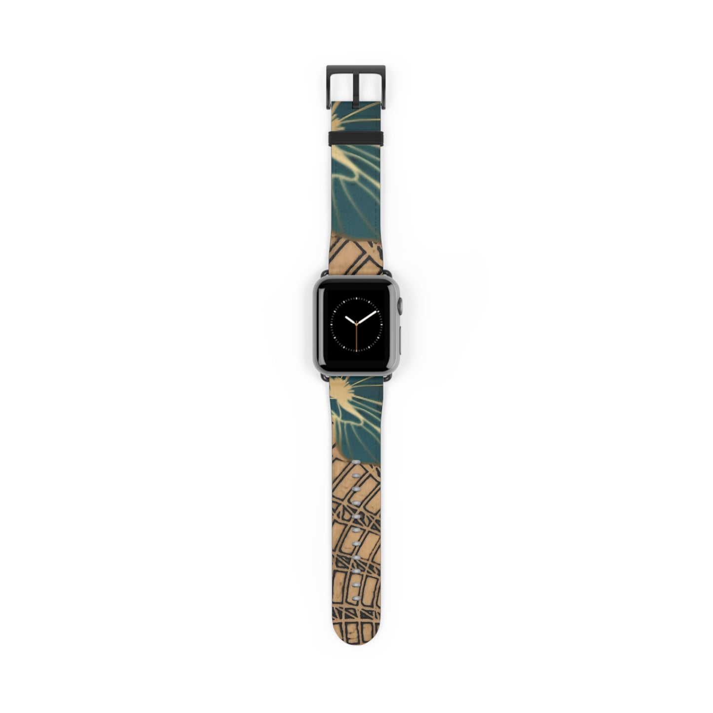 Green Leaf Watch Band — Architectural & Botanical Print Replacement Strap