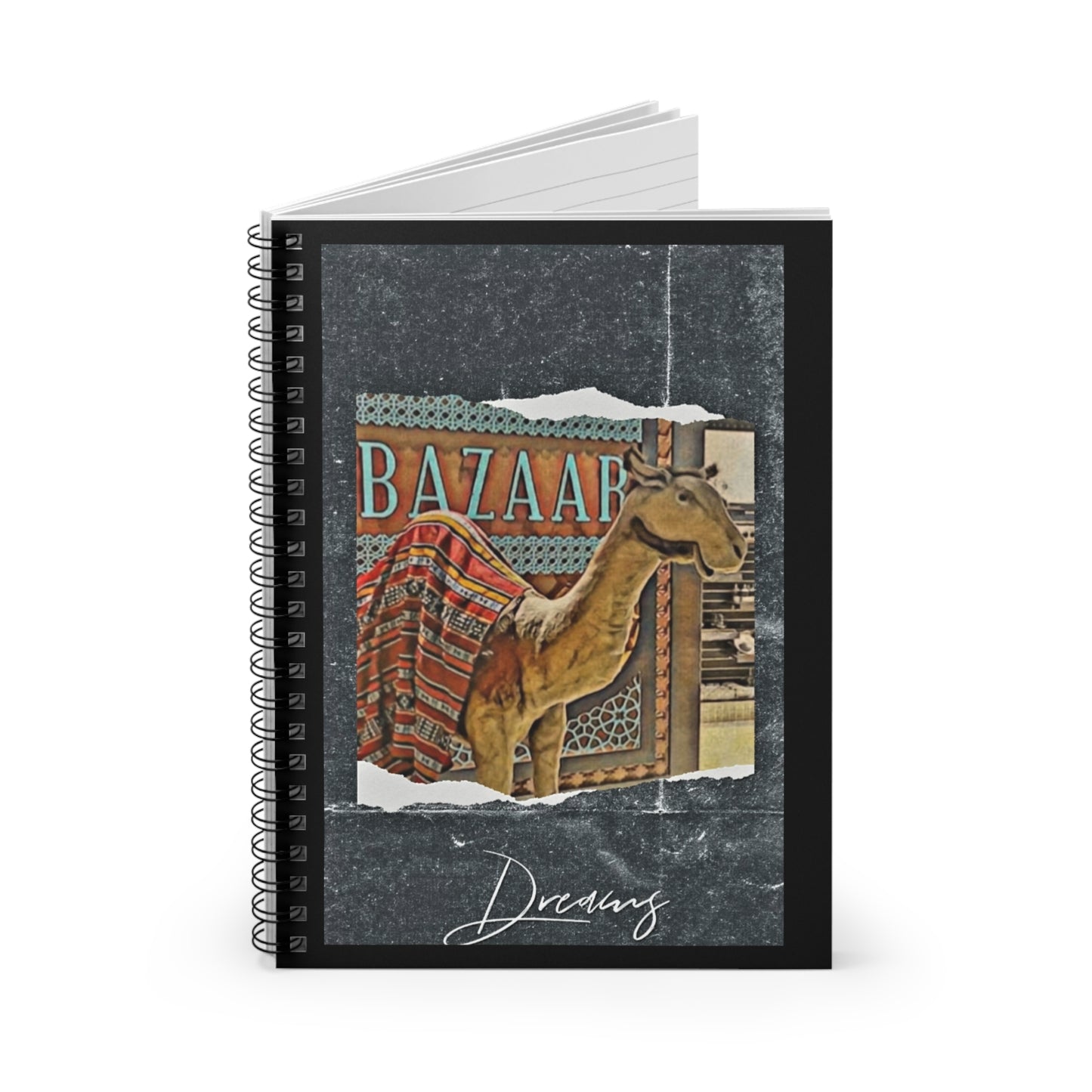 Travel Inspired Spiral Notebook - Ruled Lines for Creative Minds