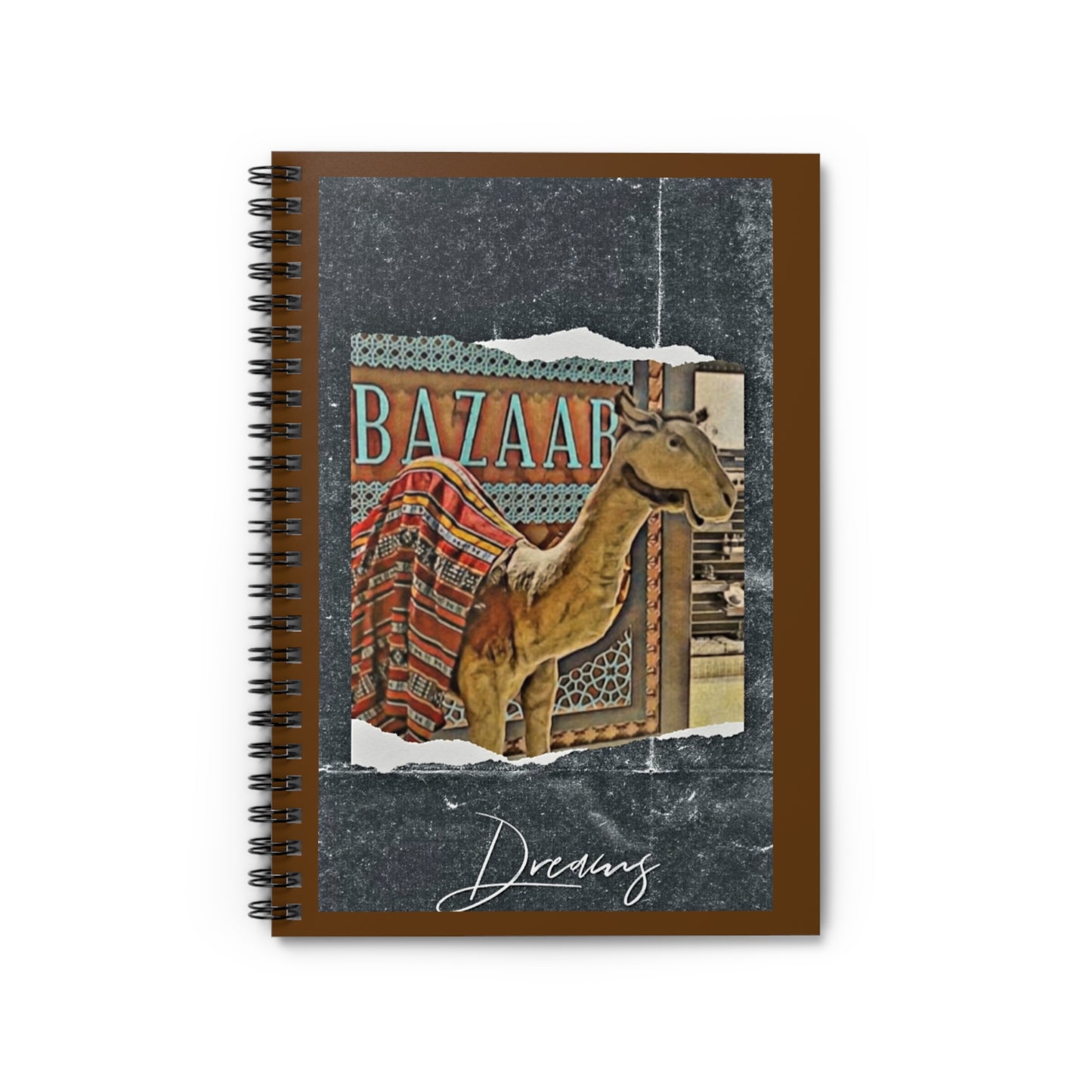 Travel Inspired Spiral Notebook - Ruled Lines for Creative Minds