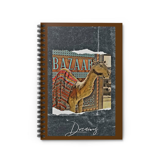 Travel Inspired Spiral Notebook - Ruled Lines for Creative Minds