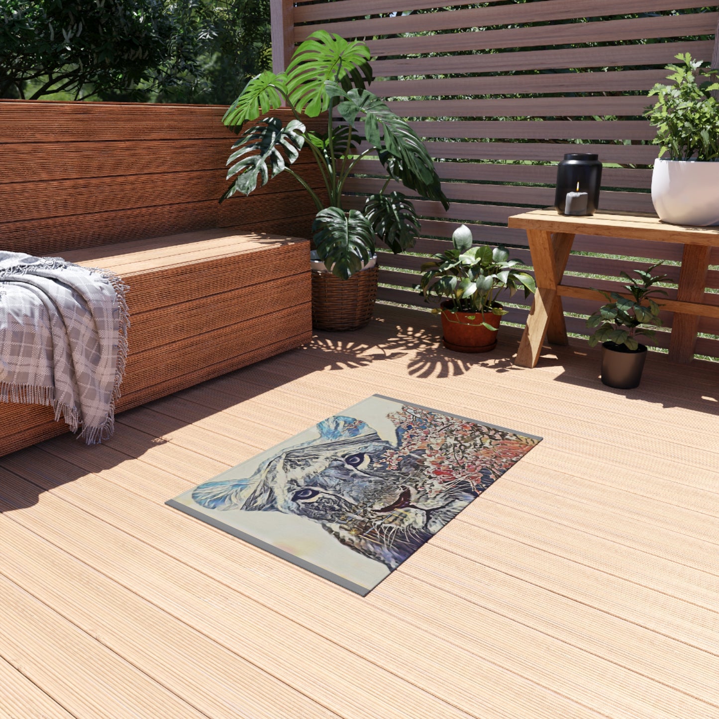 Outdoor Boho-Inspired / Majestic Lion & Floral Design