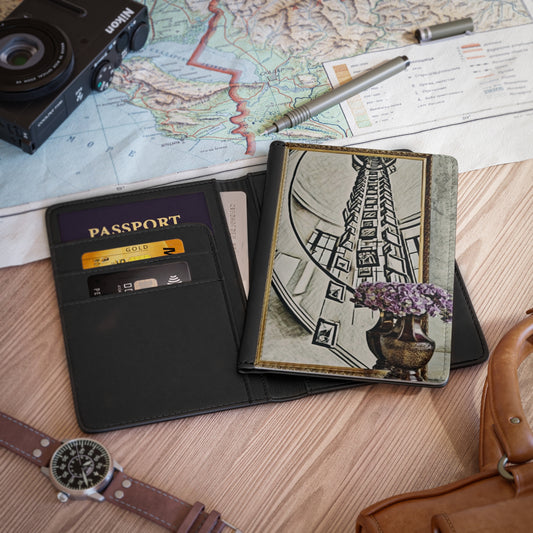 Elegant Floral Passport Cover - International Photography Inspired