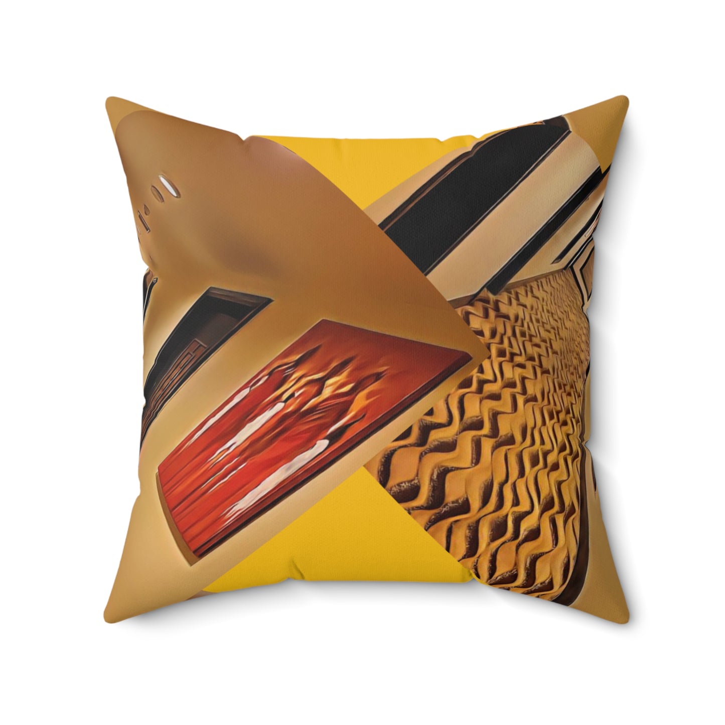 Photography Design Geometric Square Pillow – Internationally Inspired Home Decor Accent