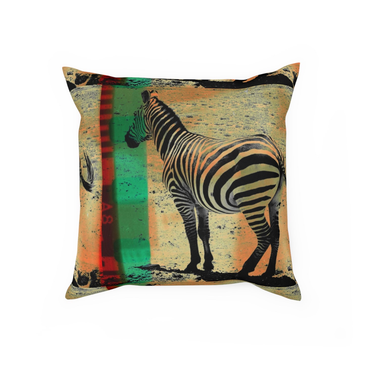 Zebra Print Cushion - Contemporary Home Decor