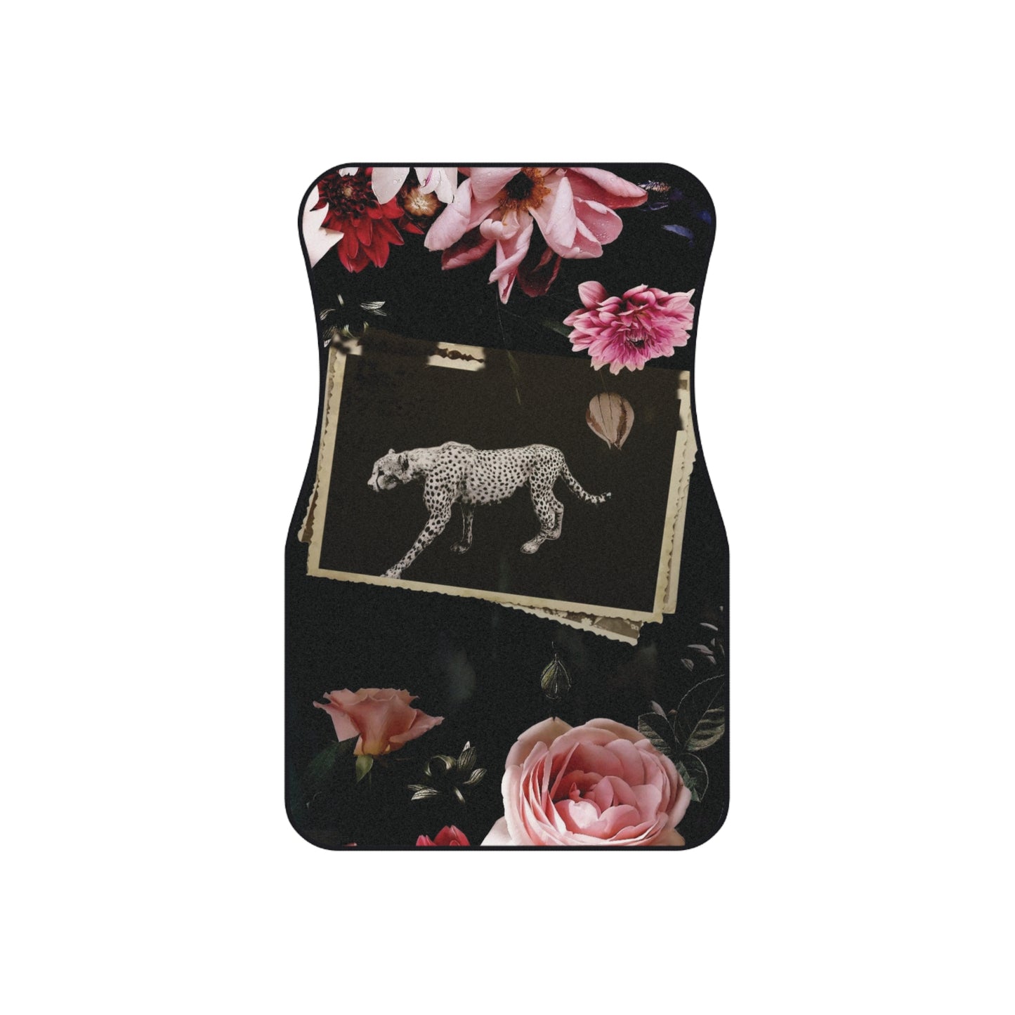 Floral Leopard Car Mats (2x Front) — Inspired Photography Front Floor Mats