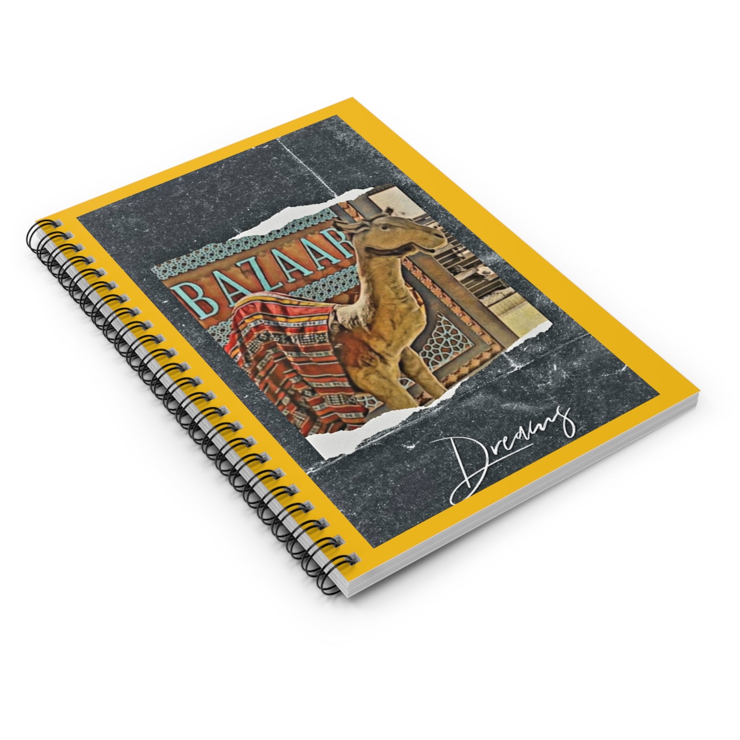 Travel Inspired Spiral Notebook - Ruled Lines for Creative Minds