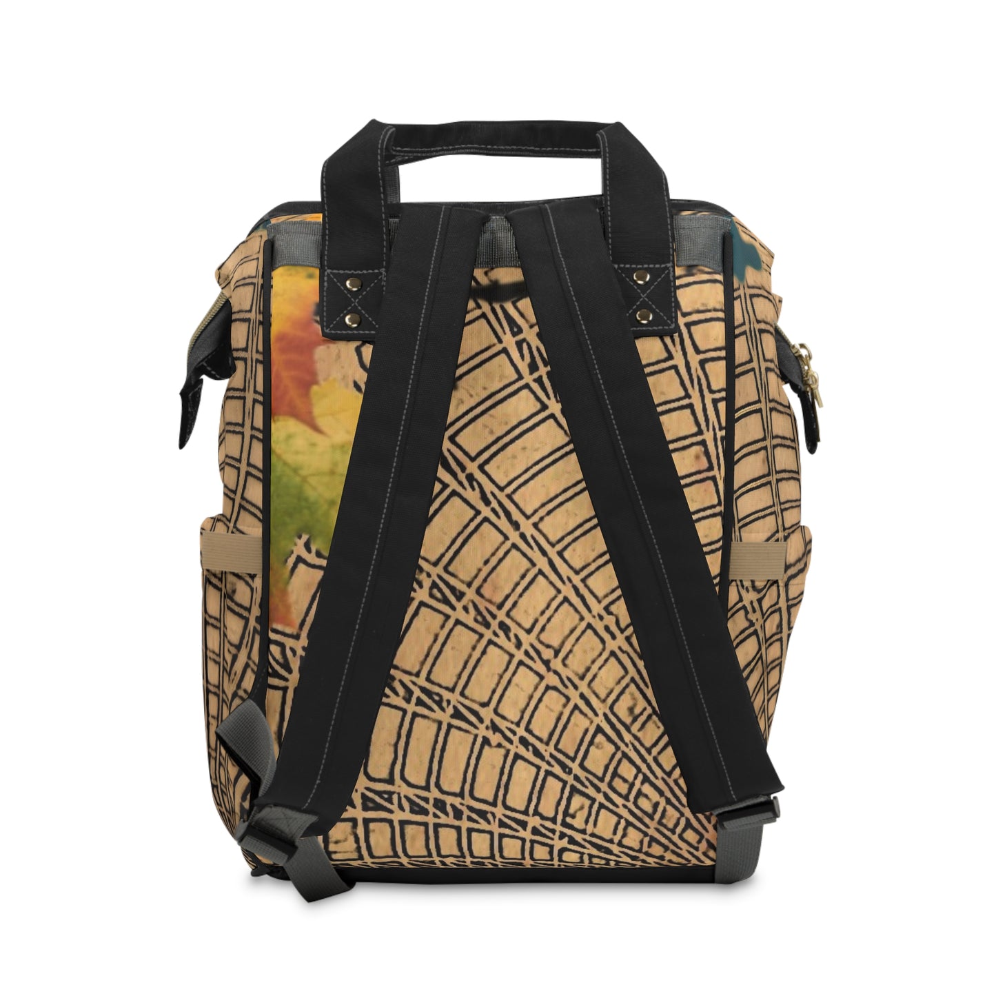 Boho Geometric Diaper Backpack — Multifunctional Baby Travel Bag