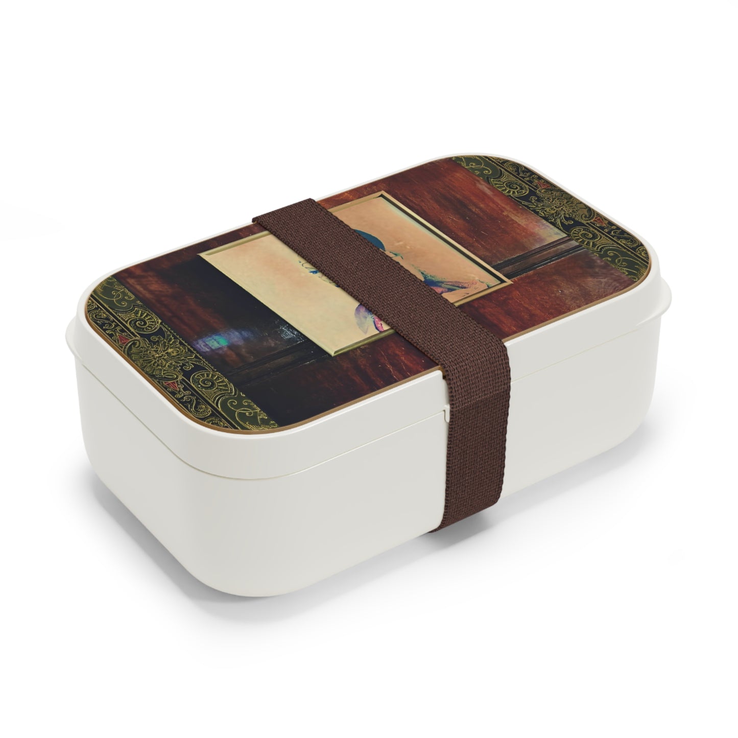 Cultural Art Bento Lunch Box - Stylish Meal Prep Container with Vintage Design