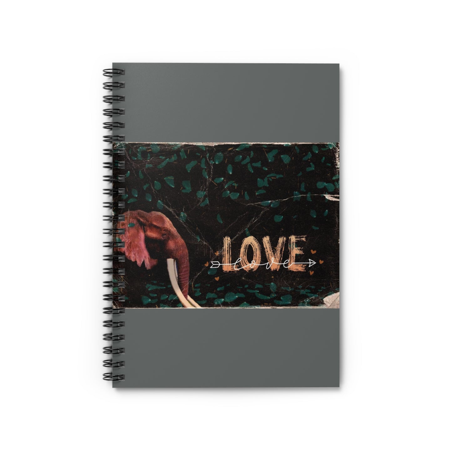Ruled Lined Journal - Wildlife Inspired For Elephant Lovers
