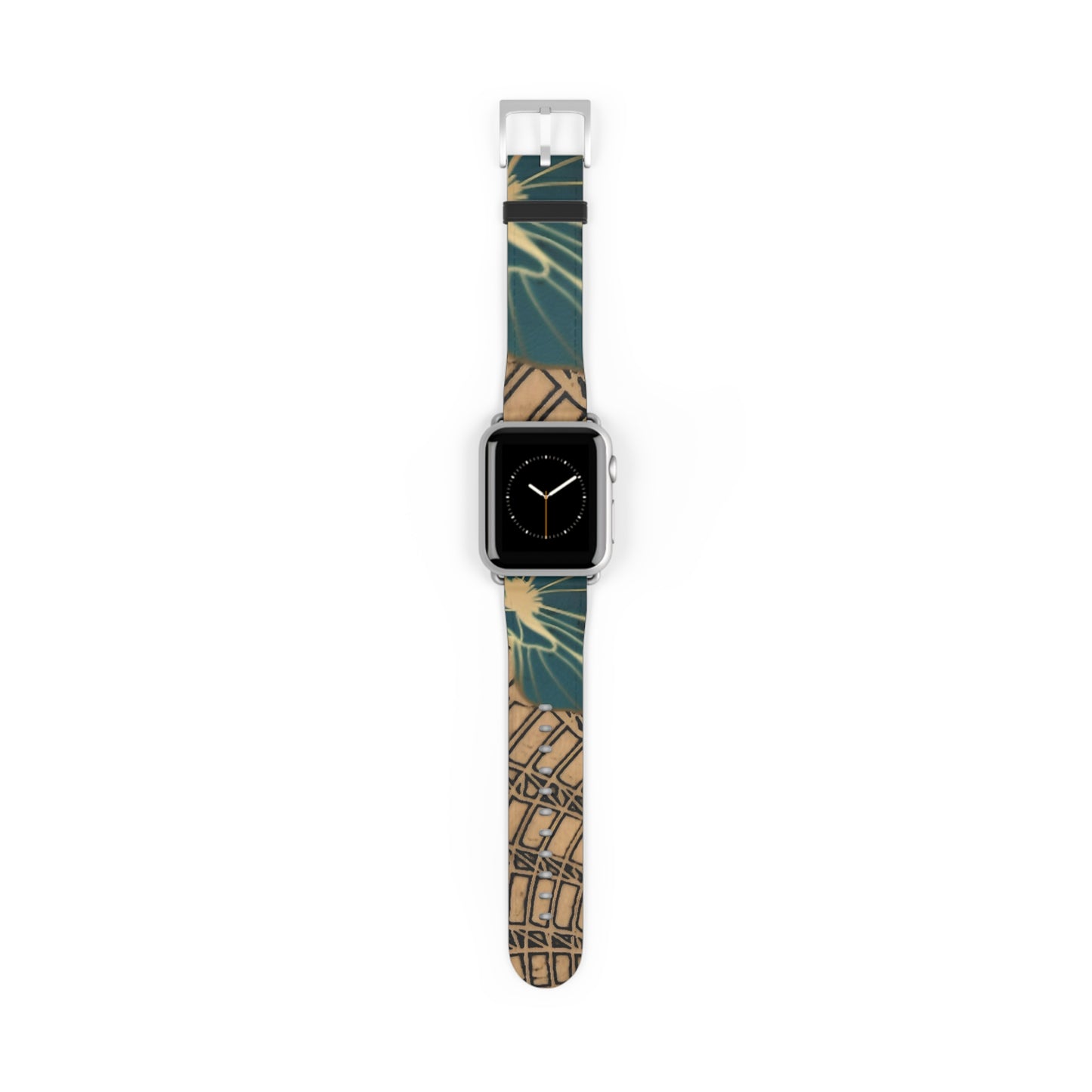 Green Leaf Watch Band — Architectural & Botanical Print Replacement Strap