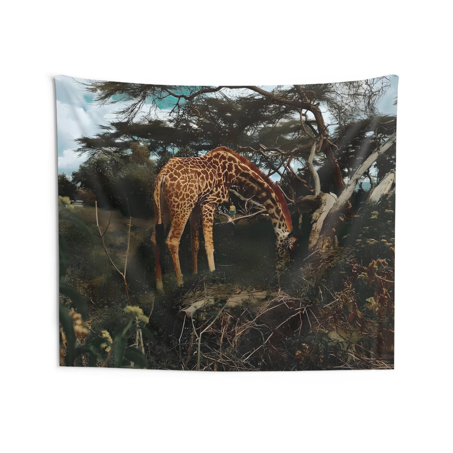 Nature-Inspired Giraffe Wall Tapestry - Perfect for Animal Lovers & Home Decor