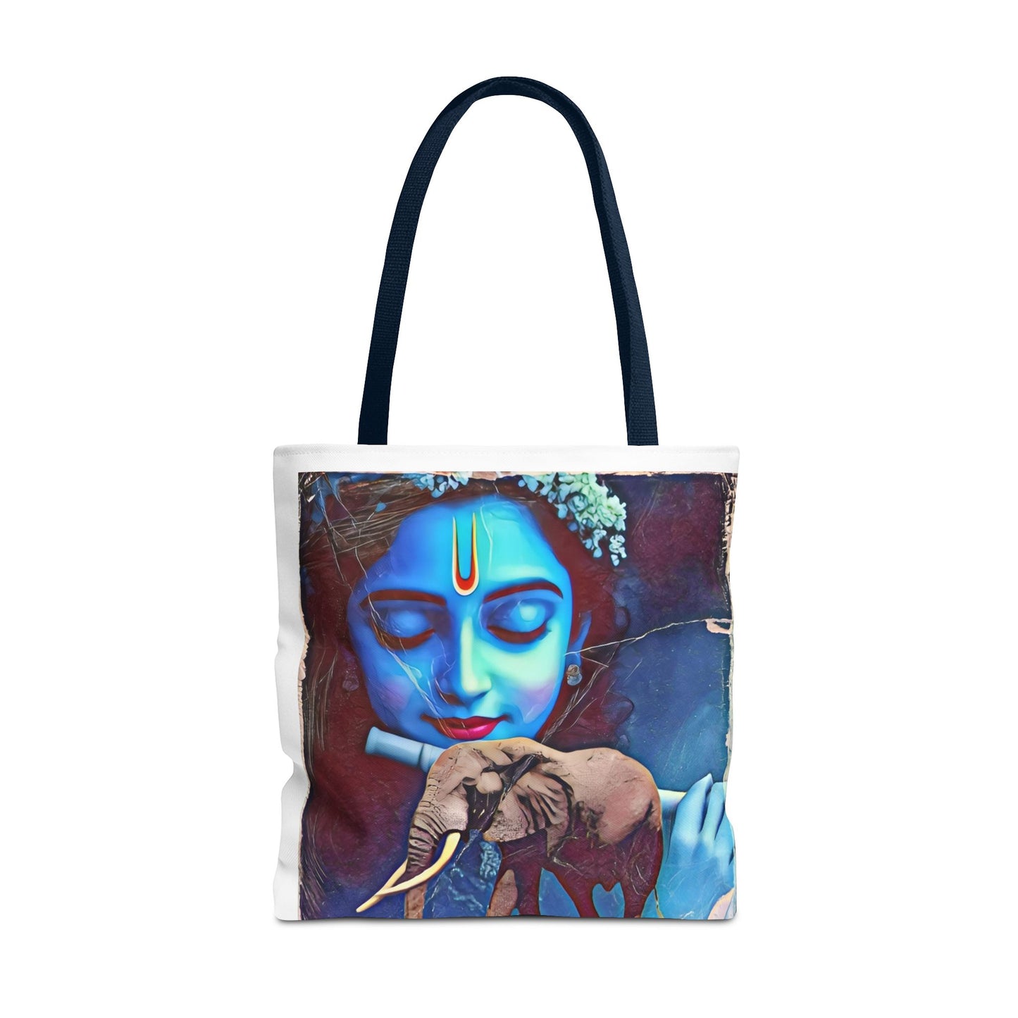 Elephant Mixed Art Tote Bag