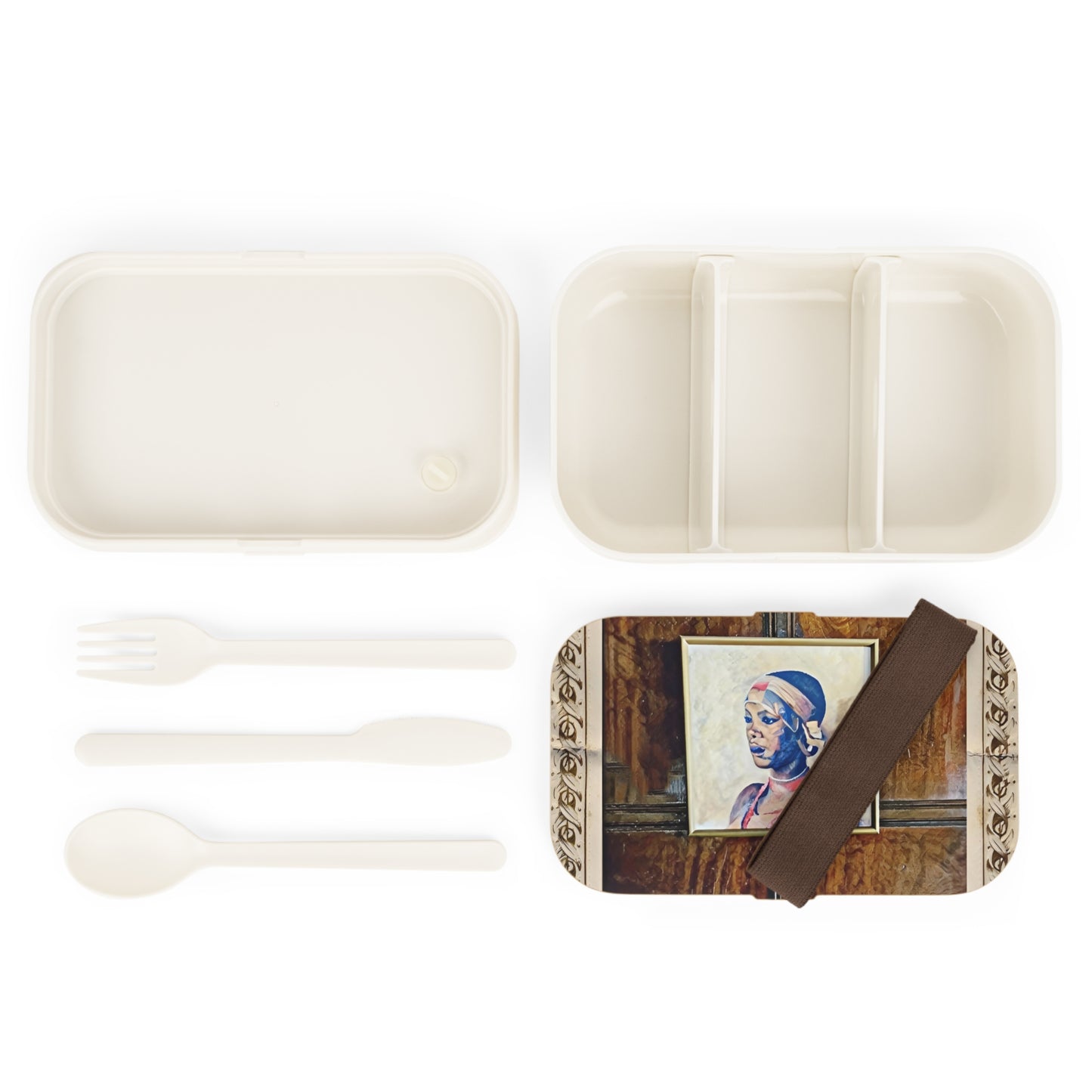 Cultural Art Bento Lunch Box - Vibrant Design for Stylish Meal Prep