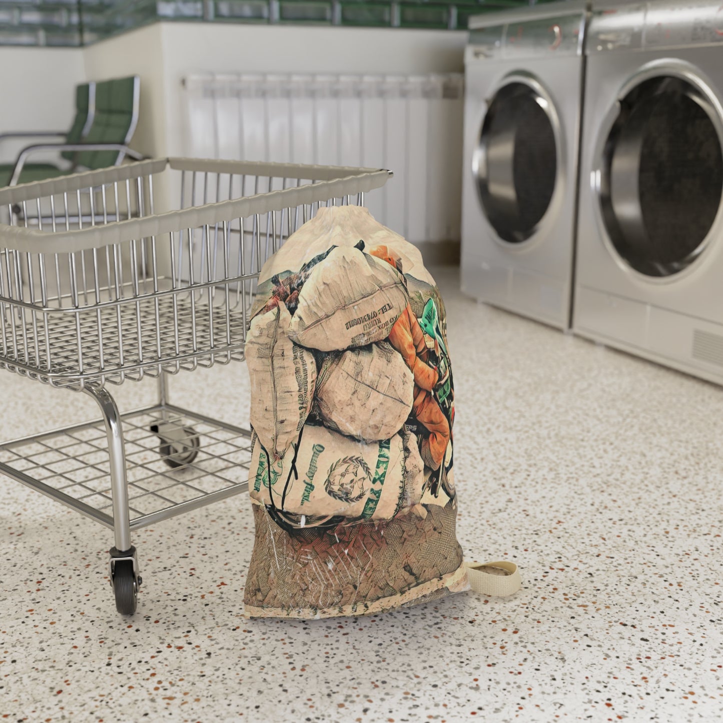 Internationally Inspired Laundry Bag "Buy Any Means Neccessary"( available in 2 sizes )