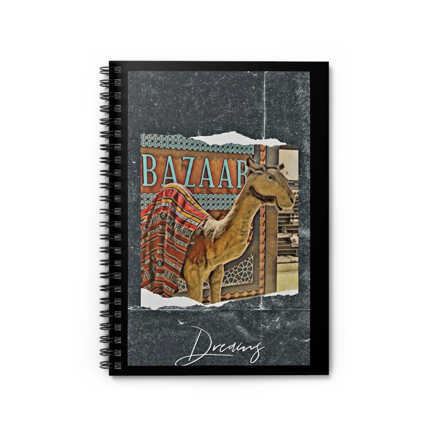 Travel Inspired Spiral Notebook - Ruled Lines for Creative Minds