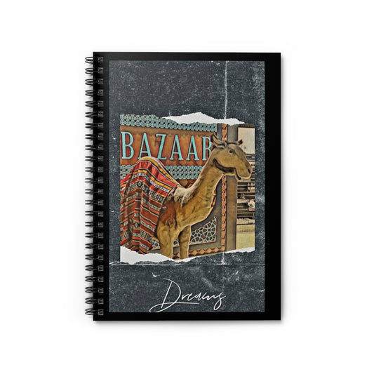 Travel Inspired Spiral Notebook - Ruled Lines for Creative Minds