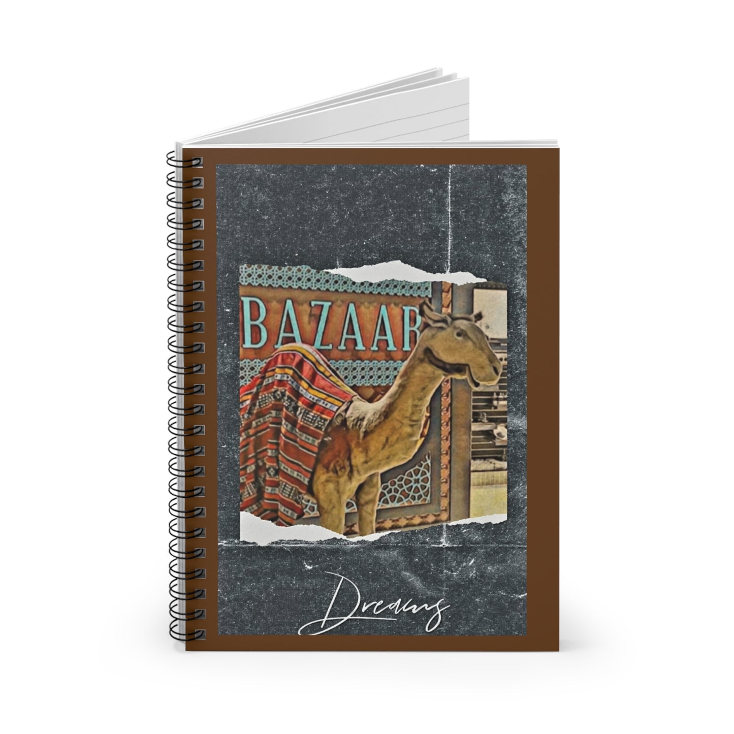 Travel Inspired Spiral Notebook - Ruled Lines for Creative Minds