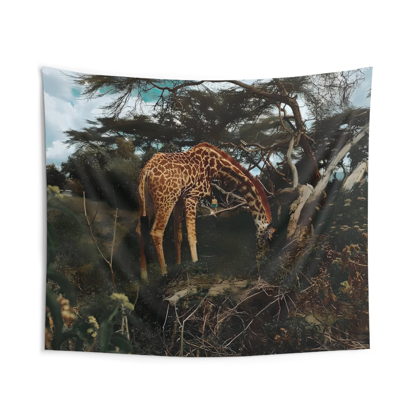 Nature-Inspired Giraffe Wall Tapestry - Perfect for Animal Lovers & Home Decor