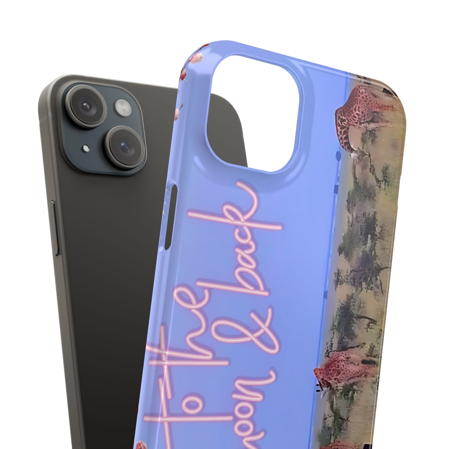 Safari Lovers Phone Case — 'To the Moon & Back' Giraffe Slim Case