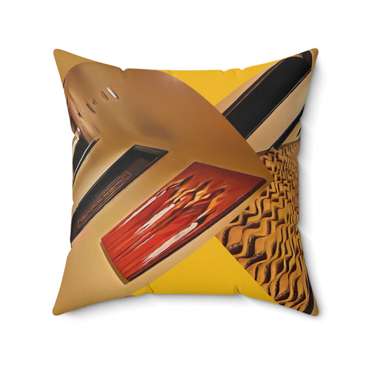 Photography Design Geometric Square Pillow – Internationally Inspired Home Decor Accent
